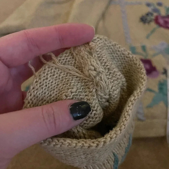 Jantzen Classics Hand-Embroidered Ramie Cotton Cardigan (L) - Picture 11 of 12